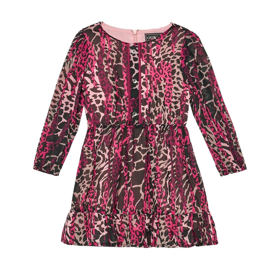 CHIFFON LS DRESS Guess Kids | K3BK16/WA2T0PK30